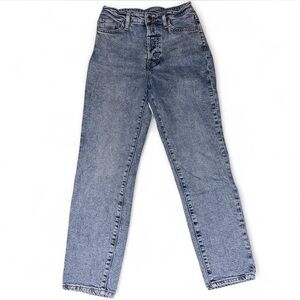 h&m straight leg mom jeans